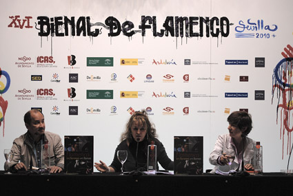 bienal-sept10 Présentation officielle de Flamenco en llamas à la biennale flamenco de Séville, septembre 2010