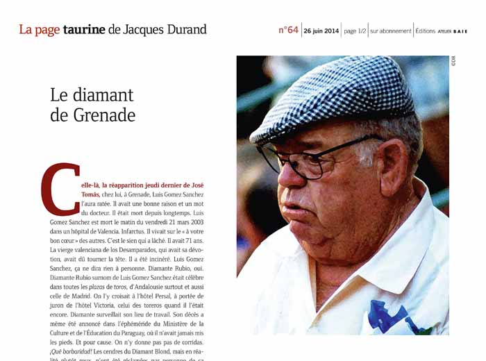 Mise en page 1 La page taurine 64